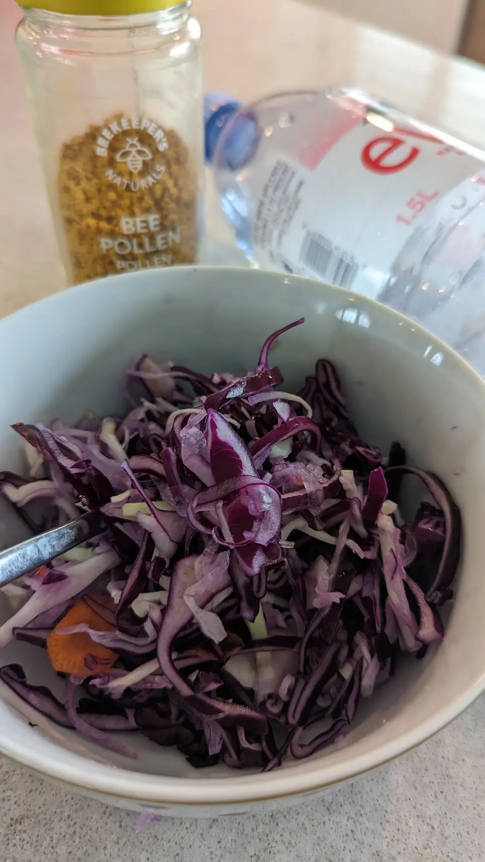 cabbage salad after dry fasting